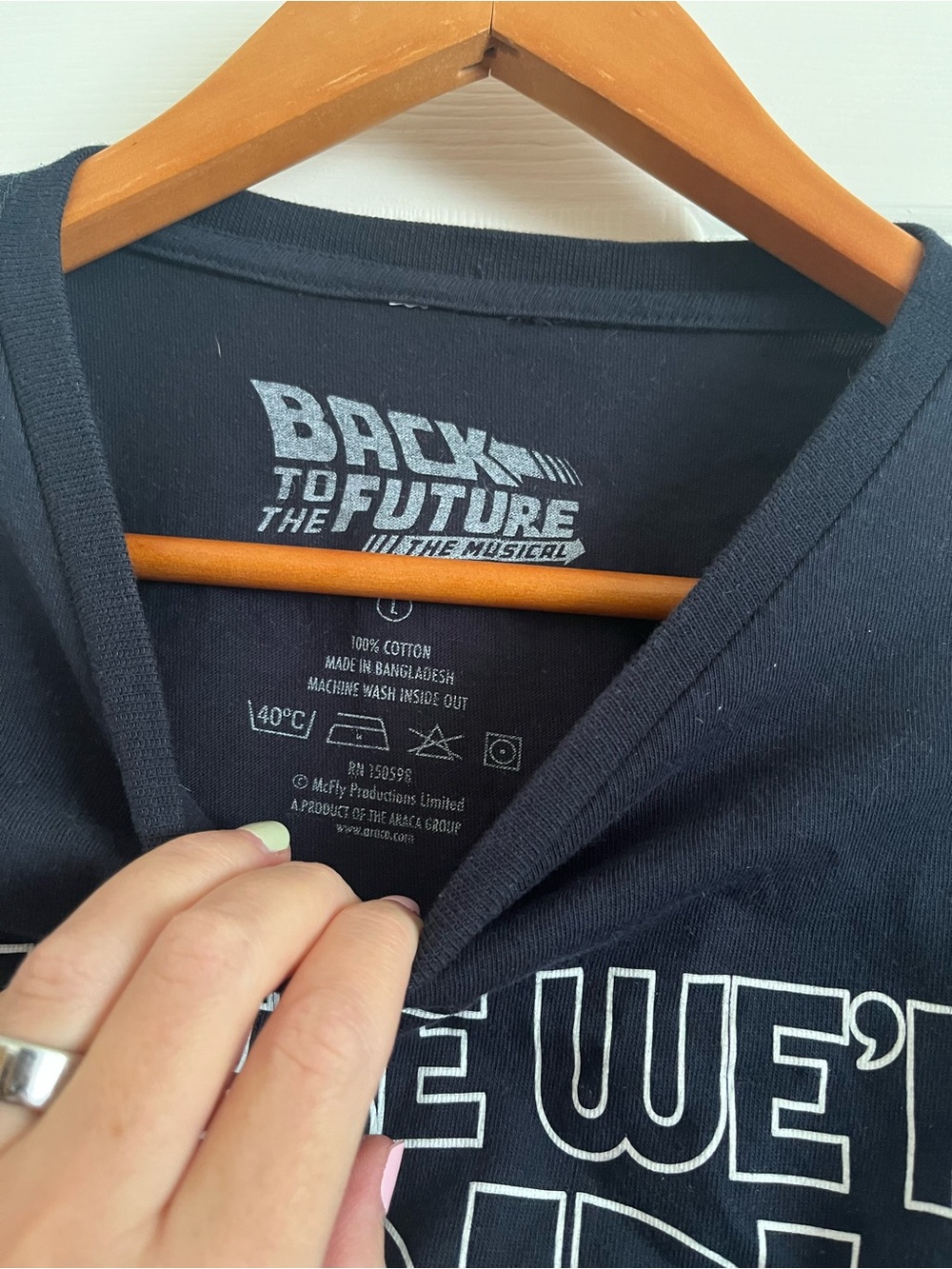 Back To The Future The Musical • Long Sleeve Tee - Picture 3 of 3